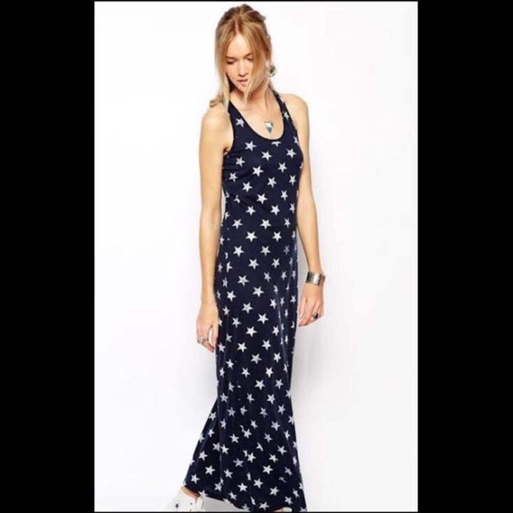 Denim & Supply Star Print Tank Maxi Dress